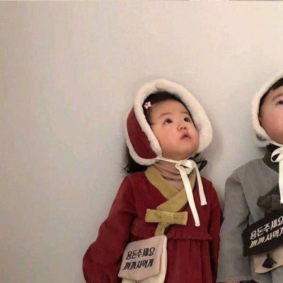 萌小孩情侣qq头像 情侣头像可爱小孩真人一对