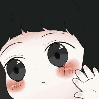 手绘卡通情侣头像一对可爱 超级萌超级可爱的二次元情头合集