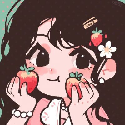手绘卡通情侣头像一对可爱 超级萌超级可爱的二次元情头合集
