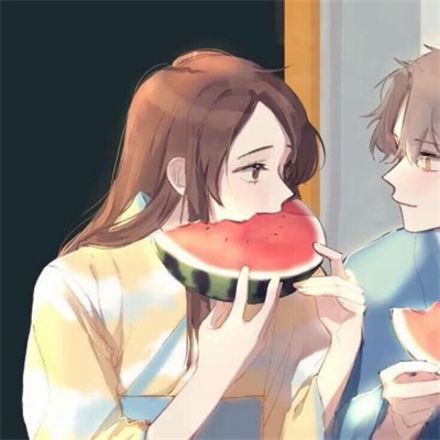 超甜的动漫情侣可爱头像图片大全 不明显的情侣头像动漫一男一女