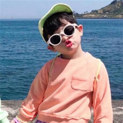超萌情侣真人小孩子微信图片大全 好看的情侣头像小孩头像高清