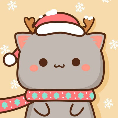 超可爱呆萌情侣猫咪图片大全 卡通男女猫咪情侣头像一对