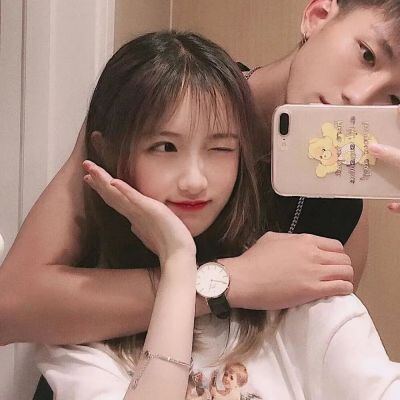 唯美超甜的情侣微信头像 高清真人超仙情头图片