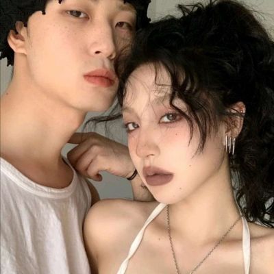 唯美情头高清真人图片大全 超甜扣扣情侣头像一对两张图片