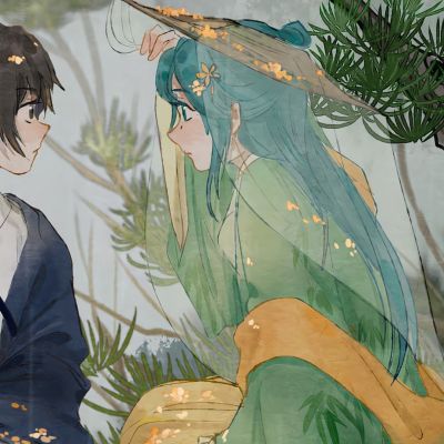 唯美好看的动漫情头高清图片大全 抖音情侣头像一男一女动漫可爱