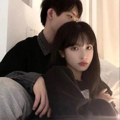 甜蜜情头高清一对两张图片大全 双人最潮情侣头像真人图片