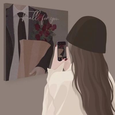 超甜的情侣高清微信头像图片 抖音很火的情头动漫图片