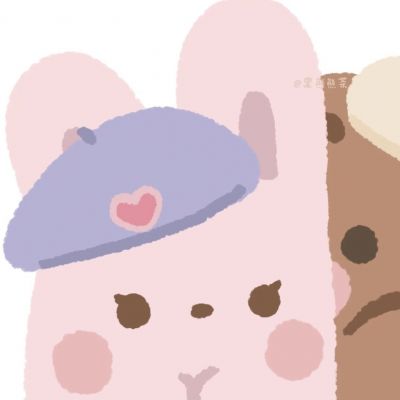 超个性的情侣微信头像图片大全 可爱卡通呆萌cp头像情侣