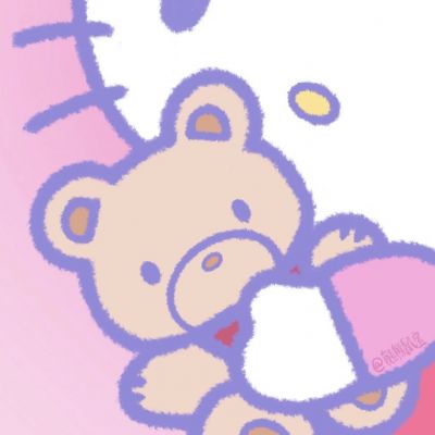 呆萌情侣高清卡通头像图片大全 简单可爱情头一左一右高清图片