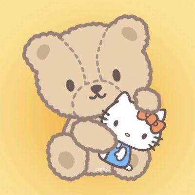 呆萌情侣高清卡通头像图片大全 简单可爱情头一左一右高清图片