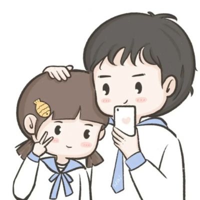 超可爱情侣头像一人一张图片大 抖音上比较火的动漫情侣头像图片