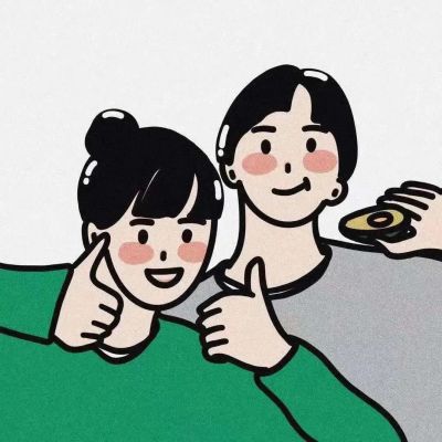 唯美情侣可爱卡通头像图片大全 双人甜蜜qq非主流情侣头像图片