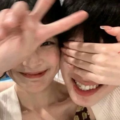 唯美情侣真人微信头像图片 高清韩风双人情侣头像