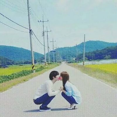 唯美情侣浪漫高清头像图片 双人情侣超甜一对真人头像