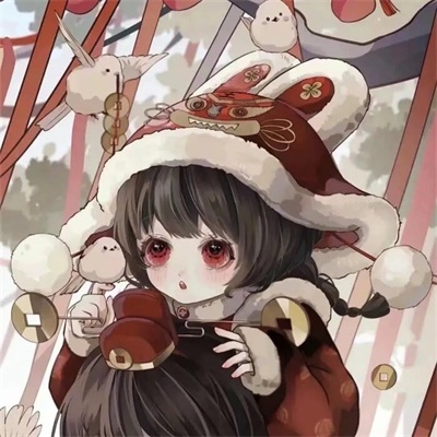 最潮微信情侣卡通头像 2022新年情侣卡通头像