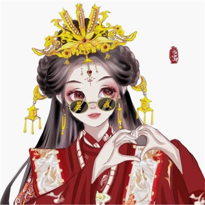 最潮微信情侣卡通头像 2022新年情侣卡通头像