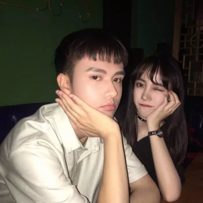 超好看的情头真人两张 情头双人超甜真人高清图片