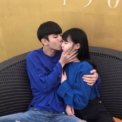 超好看的情头真人两张 情头双人超甜真人高清图片