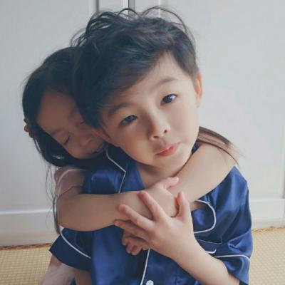 唯美情侣图片真人大全 可爱头像小孩子萌萌哒情侣