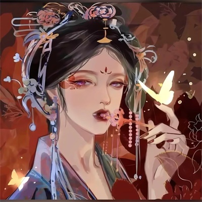 古风系列超美动漫情头 古风动漫情侣头像一对古韵