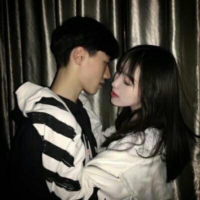 唯美情头真人高清图片 甜美情侣清新头像双人