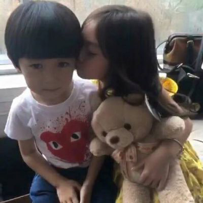 唯美情侣萌娃图片 可爱呆萌情头小孩子