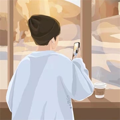 简单可爱情头图片大全 卡通情侣头像一人一张配对