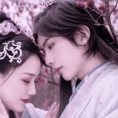情侣头像古风唯美一对 古风情侣头像真人汉服