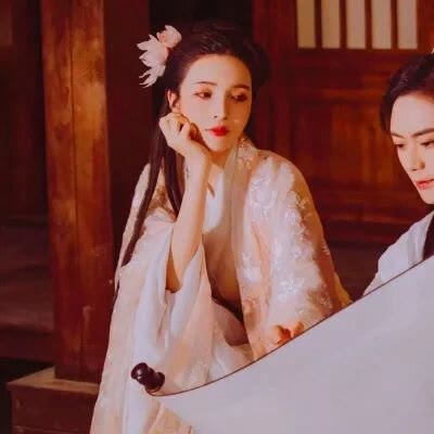 情侣头像古风唯美一对 古风情侣头像真人汉服