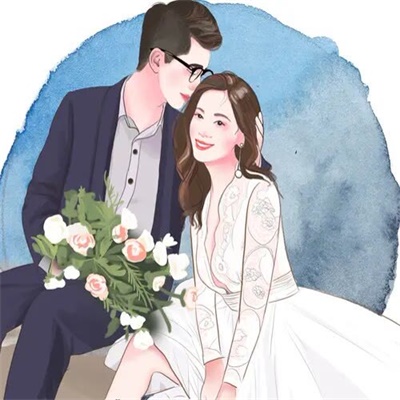 唯美情侣头像结婚纱头像 qq头像结婚情侣微信头像