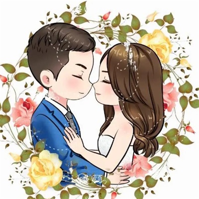 唯美情侣头像结婚纱头像 qq头像结婚情侣微信头像
