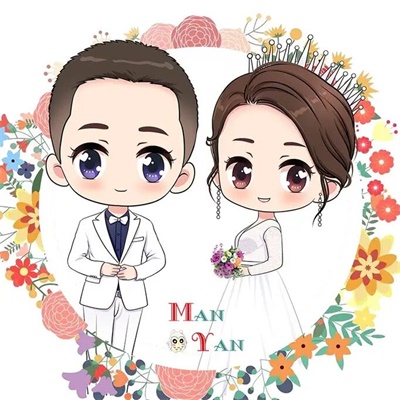 唯美情侣头像结婚纱头像 qq头像结婚情侣微信头像