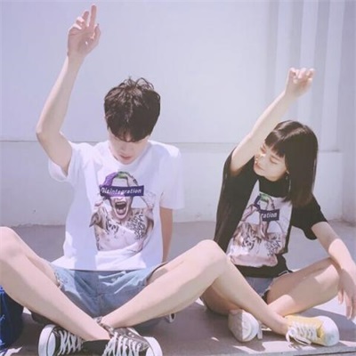 甜美情侣图片真人 浪漫情侣头像浪漫甜蜜