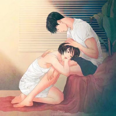 很污的情侣头像二次元 二次元情头污高清卡通