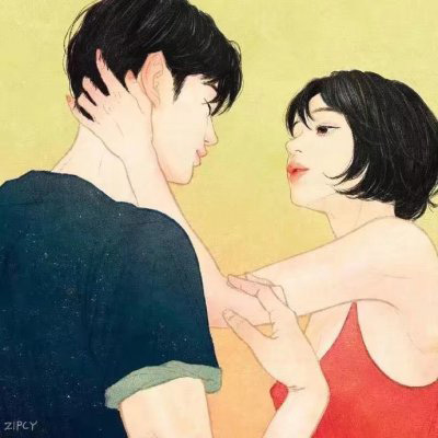 很污的情侣头像二次元 二次元情头污高清卡通