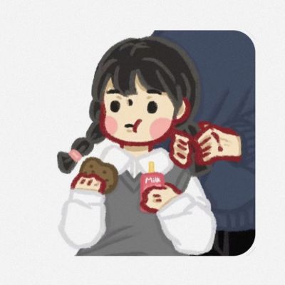 唯美情侣手绘图片大全 手绘可爱情侣头像简单