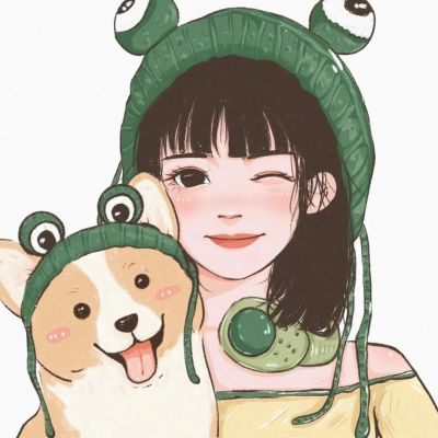 高清动漫情头可爱图片 动漫CP情侣头像一男一女