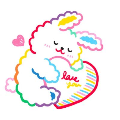呆萌情头趣味图片 超可爱的情侣卡通头像