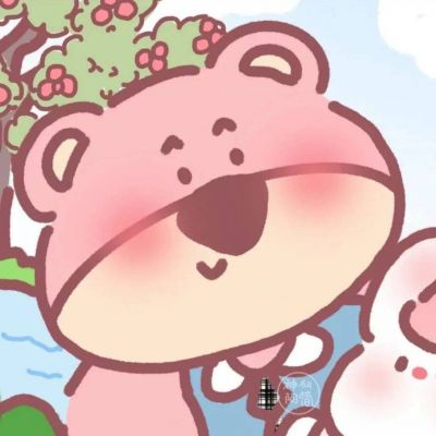 呆萌情头趣味图片 超可爱的情侣卡通头像