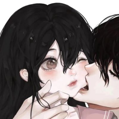 适合永久做微信头像卡通图片 好看的卡通情侣头像二次元