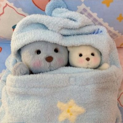 童话里的美好爱情 情侣可爱呆萌一对图片