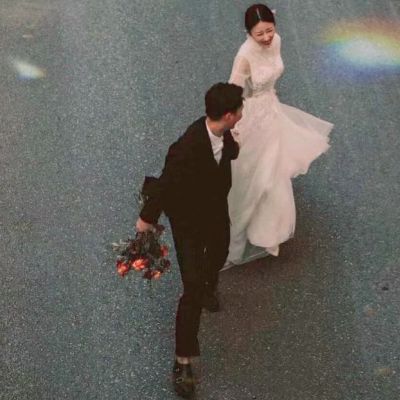 唯美意境情头真人 浪漫情侣幸福爱情头像