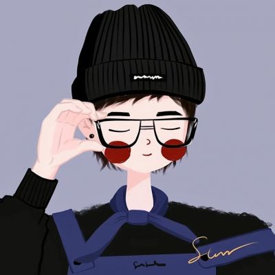 简单可爱个性情侣图片 男女卡通人物情侣头像
