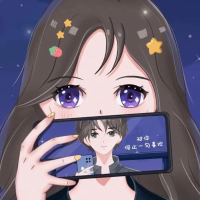 纯真甜美恋人图片 动漫情侣头像可爱唯美