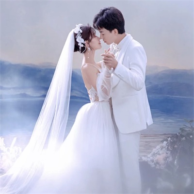 唯美婚纱情侣照 婚纱照情侣头像一对两张