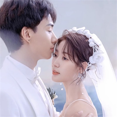 唯美婚纱情侣照 婚纱照情侣头像一对两张