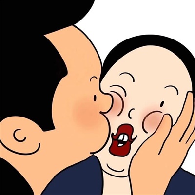 呆萌唯美情头图片 可爱情侣头像一左一右卡通配对