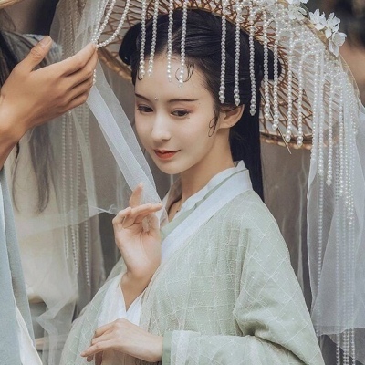 情头古风一男一女图片 古风真人情侣头像一对两张
