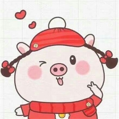一对两张动漫图片 超萌手绘QQ情侣头像
