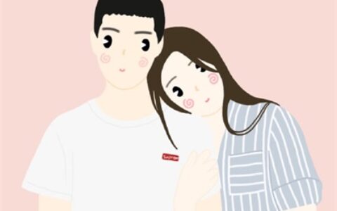 好看优质高清大图 2021温柔手绘情侣头像